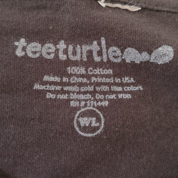 Tee Turtle | Gamer "Pew Pew" Panda Fitted Tee - Picture 4 of 4